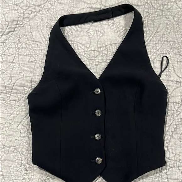 Aritzia Black Bustier Sleeveless Top - Picture 1 of 3
